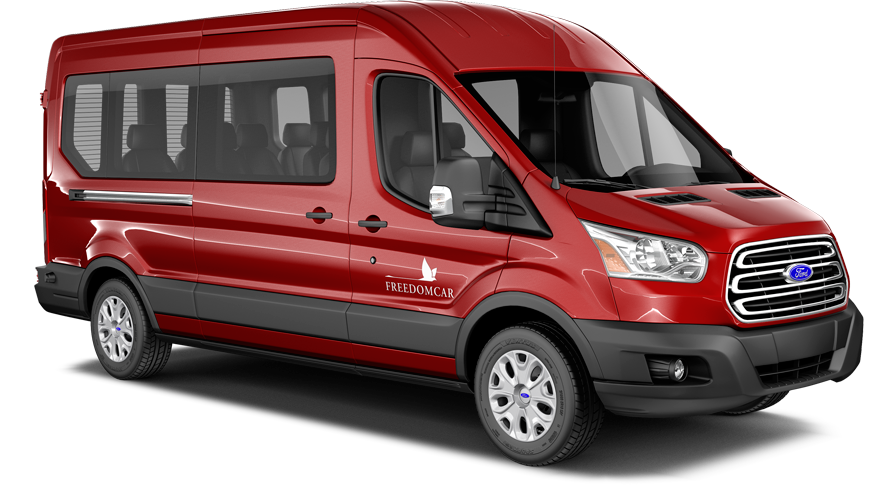 FreedomCar Ford Transit front view